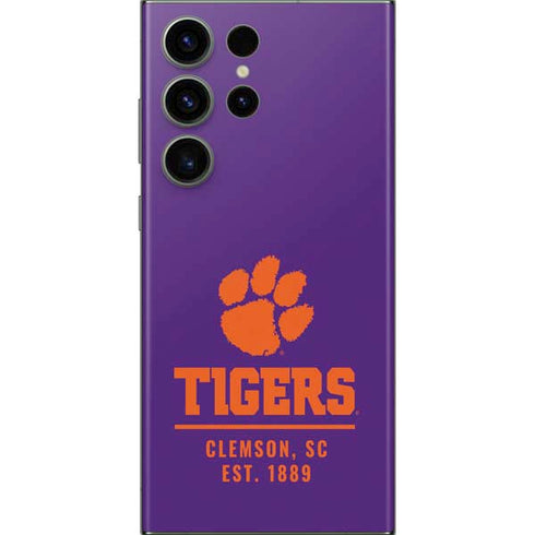 Clemson University Tigers Est 1889 Galaxy Skins